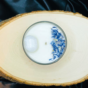 SELENITE INTENTION CANDLE